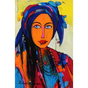 Zohaib Rind, 10 x 15 Inch,  Acrylic on Canvas,  Figurative  Painting, AC-ZR-027